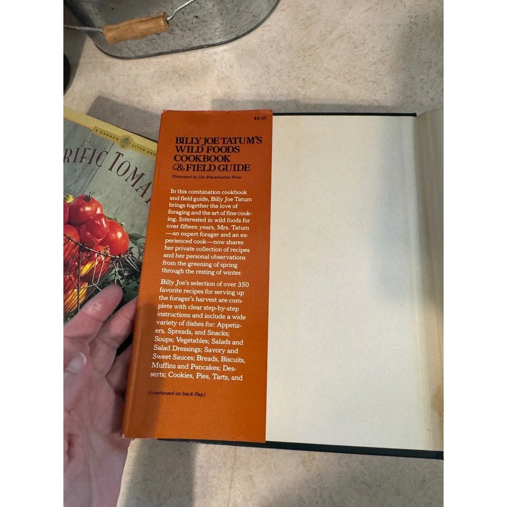 Billy Joe Tatum's Wild Foods Cookbook & Field Guide 1976 First Printing HC